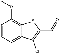 3-Chloro-7-methoxybenzo[b]thiophene-2-carbaldehyde,1315550-49-2,结构式