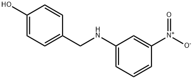 ALPHA-(3-NITROANILINO)-P-CRESOL 化学構造式