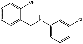 ALPHA-(3-CHLOROANILINO)-ORTHO-CRESOL Struktur
