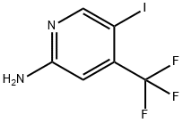 5-Iodo-4-(trifluoromethyl)pyridin-2-amine Structure