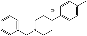 4-Piperidinol, 4-(4-methylphenyl)-1-(phenylmethyl)-,13299-35-9,结构式