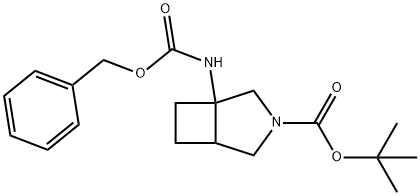 Tert-Butyl 1-(Benzyloxycarbonylamino)-3-Azabicyclo[3.2.0]Heptane-3-Carboxylate Struktur