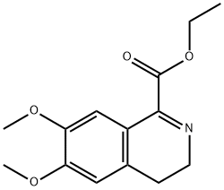 ETHYL 3,4-DIHYDRO-6,7-DIMETHOXY-1-ISOQUINOLINECARBOXYLATE Structure