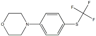 4-(4-三氟甲硫苯基)吗啉,1333415-77-2,结构式