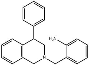 2-((4-Phenyl-3,4-dihydroisoquinolin-2(1H)-yl)methyl)aniline Structure