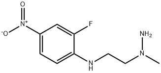 2-氟-N-(2-(1-甲基肼基)乙基)-4-硝基苯胺, 1334167-62-2, 结构式