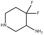 4,4-difluoropiperidin-3-amine hydrochloride dihydrochloride Struktur