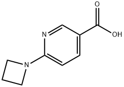 6-(氮杂环丁烷-1-基)烟酸 结构式