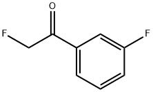2-fluoro-1-(3-fluorophenyl)ethanone 结构式