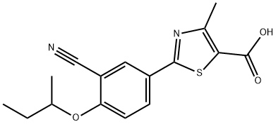 2-(4-(sec-butoxy)-3-cyanophenyl)-4-methylthiazole-5-carboxylic acid|非布索坦杂质J