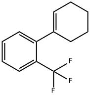 Benzene, 1-(1-cyclohexen-1-yl)-2-(trifluoromethyl)- Struktur