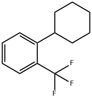 Benzene, 1-cyclohexyl-2-(trifluoromethyl)- Structure