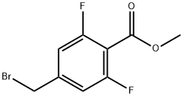 2,6-二氟-4-(溴甲基)苯甲酸甲酯, 1337606-76-4, 结构式