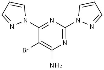 1337962-47-6 5-溴-2,6-二(1-H吡唑)基-4-氨基嘧啶