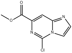 methyl 5-chloroimidazo[1,2-c]pyrimidine-7-carboxylate Struktur
