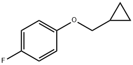 1-(Cyclopropylmethoxy)-4-Fluorobenzene Struktur
