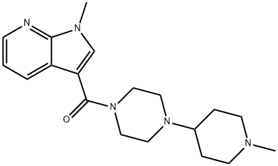 (1-methyl-1H-pyrrolo[2,3-b]pyridin-3-yl)(4-(1-methylpiperidin-4-yl)piperazin-1-yl)methanone|
