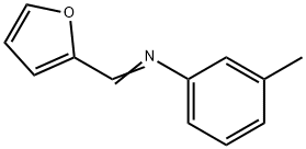 N-FURFURYLIDENE-M-TOLUIDINE Struktur