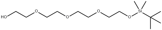 11-(tert-ブチルジメチルシリルオキシ)-3,6,9-トリオキサウンデカン-1-オール 化学構造式
