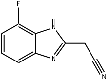 2-(氰基甲基)-4-氟苯并咪唑,1341802-91-2,结构式