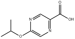 5-isopropoxypyrazine-2-carboxylic acid Struktur