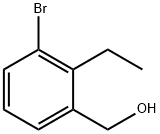 3-bromo-2-ethylbenzenemethanol 化学構造式