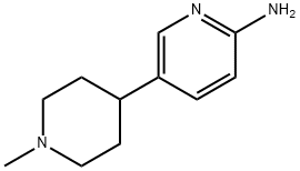 5-(1-methylpiperidin-4-yl)pyridin-2-amine Struktur