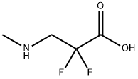 2,2-二氟-3-(甲氨基)丙酸 结构式