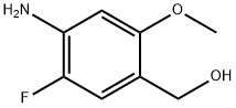(4-Amino-5-fluoro-2-methoxy-phenyl)-methanol Struktur