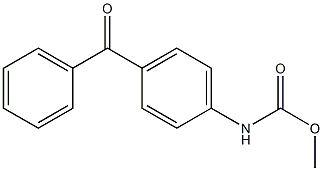 METHYL N-(4-BENZOYLPHENYL)CARBAMATE 化学構造式