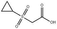 2-(cyclopropylsulfonyl)acetic acid Structure