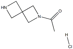 1-{2,6-diazaspiro[3.3]heptan-2-yl}ethan-1-one hydrochloride 结构式