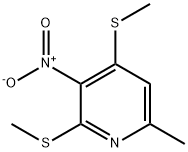6-methyl-2,4-bis(methylthio)-3-nitroPyridine Structure