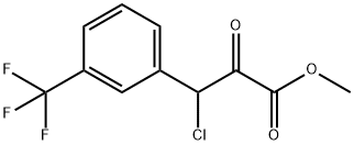 Methyl 3-chloro-2-oxo-3-(3-(trifluoromethyl)phenyl)propanoate,135026-70-9,结构式