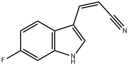 (Z)-3-(6-fluoro-1H-indol-3-yl)acrylonitrile