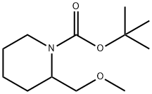 N-BOC-2-methoxymethylpiperidine Structure