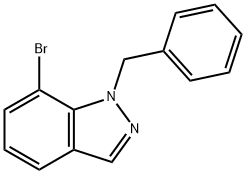 1-Benzyl-7-bromo-1H-indazole Struktur