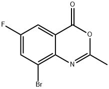 8-Bromo-6-fluoro-2-methyl-4H-benzo[d][1,3]oxazin-4-one Structure
