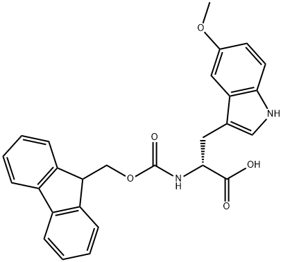 N-Fmoc-5-methoxy-D-tryptophan Structure