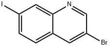 3-溴-7-碘喹啉, 1354223-46-3, 结构式