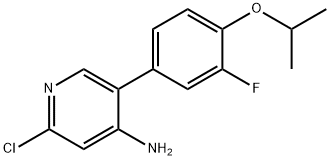 2-chloro-5-(3-fluoro-4-isopropoxyphenyl)pyridin-4-amine