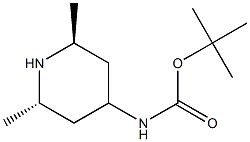 (2,6-二甲基哌啶-4-基)氨基甲酸叔丁酯, 135632-63-2, 结构式