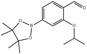 2-(1-Methylethoxy)-4-(4,4,5,5-tetramethyl-1,3,2-dioxaborolan-2-yl)-benzaldehyde Structure
