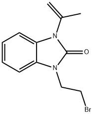 1-(2-bromoethyl)-3-(prop-1-en-2-yl)-1H-benzo[d]imidazol-2(3H)-one Structure