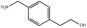 4-(aminomethyl)Benzeneethanol, 136081-18-0, 结构式