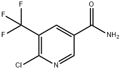 6-Chloro-5-(trifluoromethyl)nicotinamide Structure