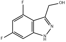 (4,6-二氟-1H-吲唑-3-基)甲醇, 1360947-47-2, 结构式