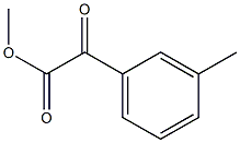 2-氧代-2-(间甲苯基)乙酸甲酯, 136125-68-3, 结构式