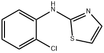 N-(2-氯苯基)噻唑-2-胺 结构式