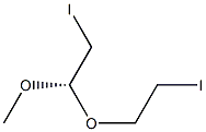 Ethane, 2-iodo-1-(2-iodoethoxy)-1-methoxy-, (S)-
 Struktur